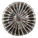 Round Cornflower Antique Silver Aluminium Cabinet Knob